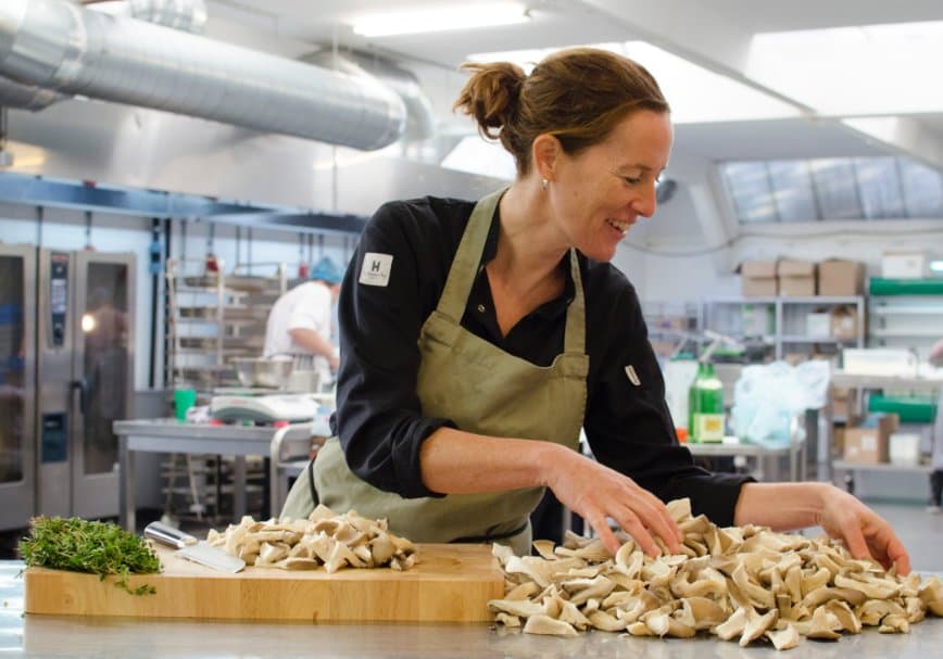 Marleen in the kitchen