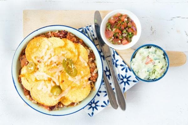 Nachos with Guacamole