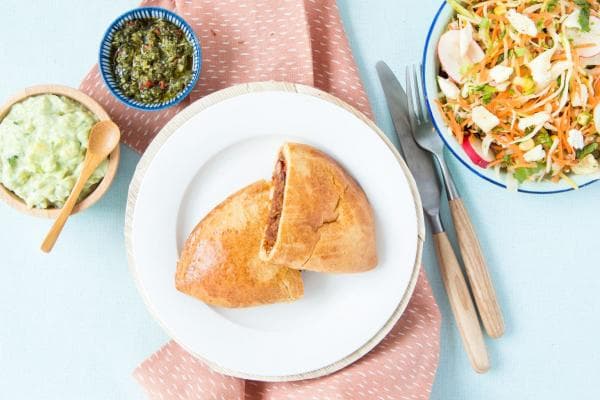 Empanada with Guacamole