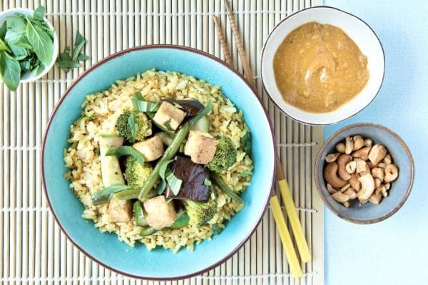 Thai Stir-Fry with Coconut Satay