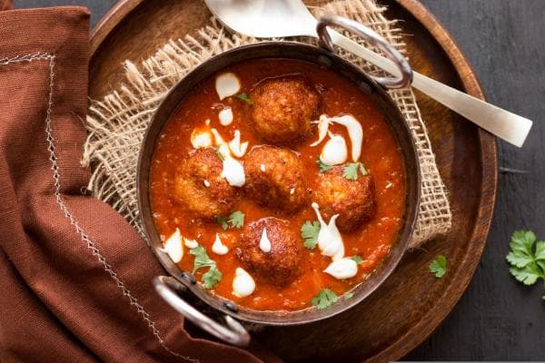 Indian Curry with Koftas