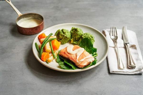 Salmon with Beurre Blanc