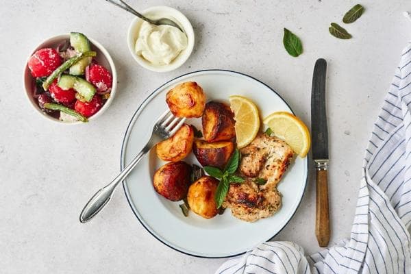 Greek Chicken with Lemon Potatoes