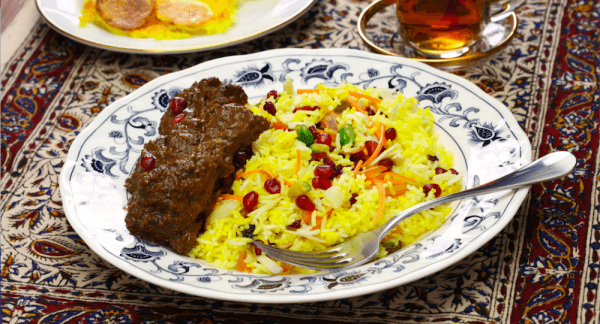 Persian Stew with Chicken and Pomegranate