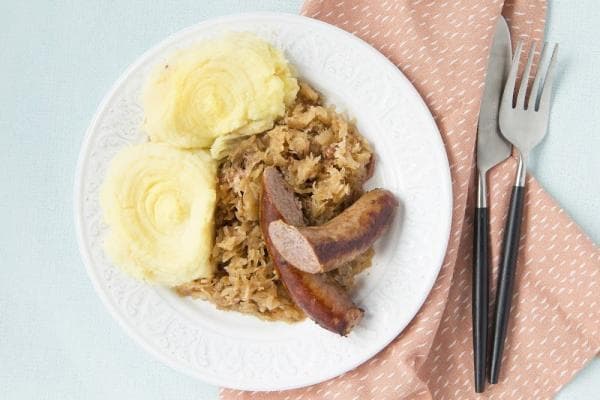 Choucroute Alsacienne with Fennel Sausage
