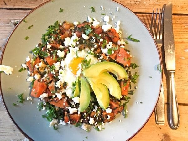 Shakshouka with Sweet Potato