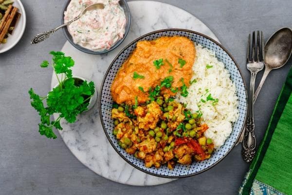 Shahi Paneer with Raita