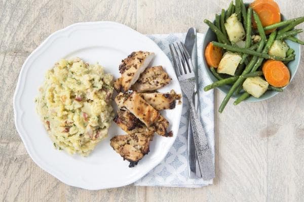 Roasted Chicken with Hete Bliksem