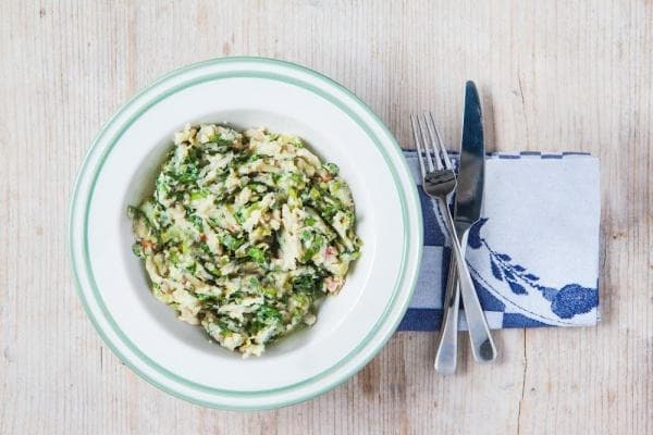 Endive Mash with Bacon