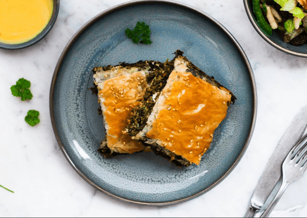 Griekse spanakopita