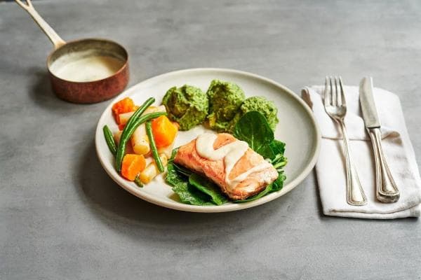 Zalm met beurre blanc