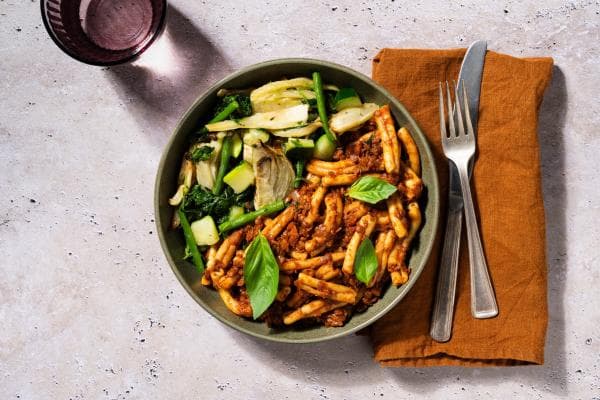 Lentil Bolognese Pasta