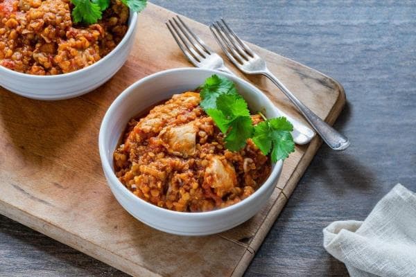 Chicken dhansak