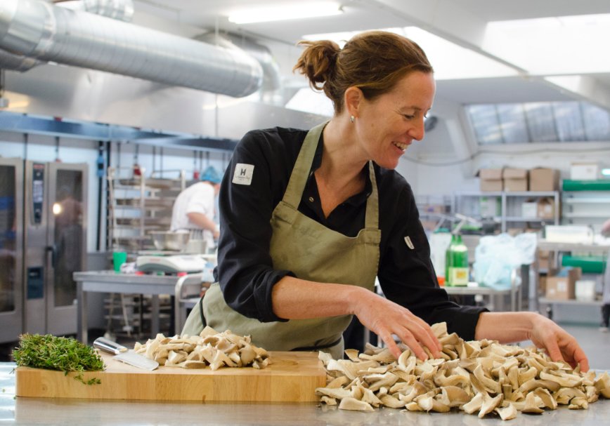 Marleen in de keuken