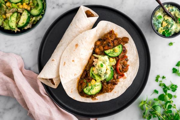 Fajitas with Guacamole