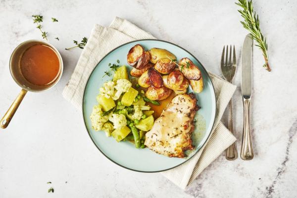 Oven-Baked Chicken with Rosemary