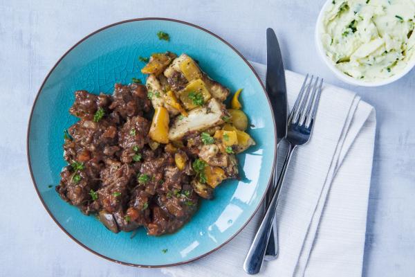 Italian Stew with Fresh Mashed Potato