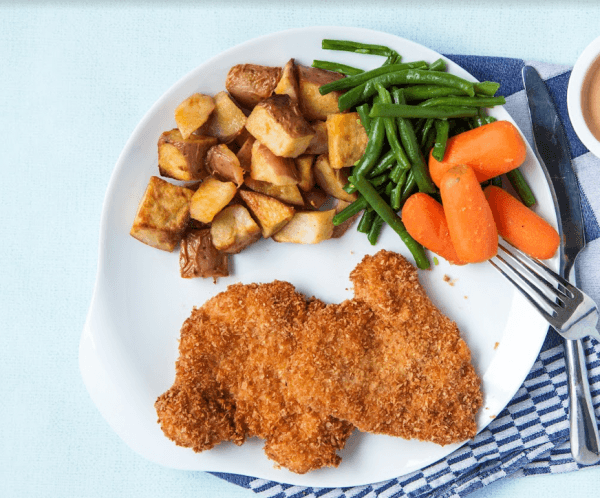 Chicken Nugget with Roseval Potatoes