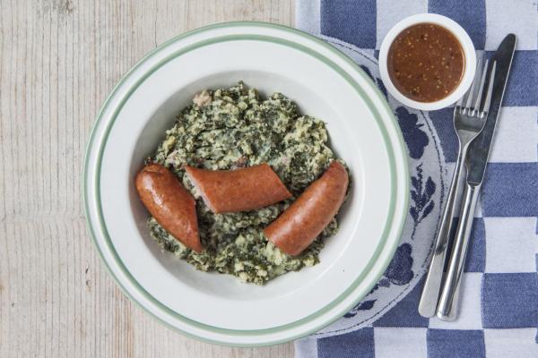Kale with Sausage