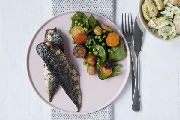 Gegrilde makreelfilet