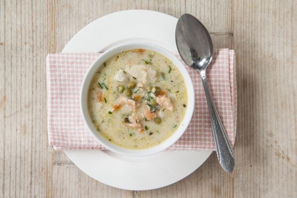 Fish Soup with Prawns