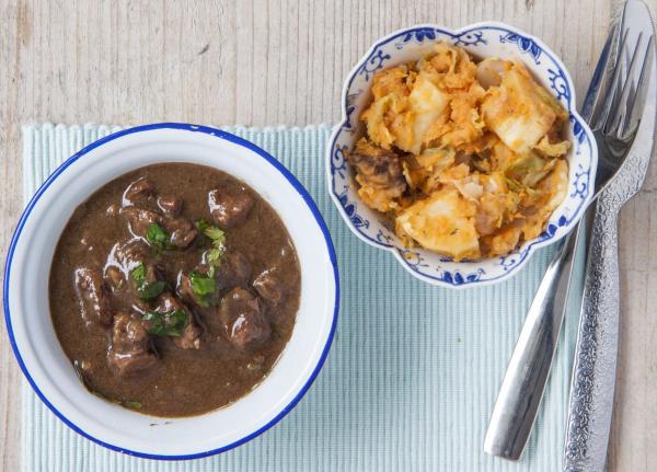 Flemish Beef Stew with Mash