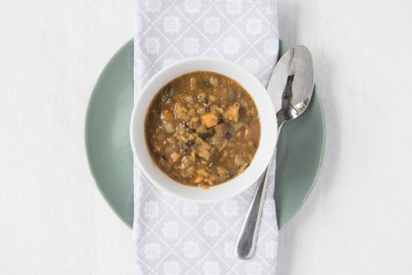 Moroccan Soup with Braised Beef