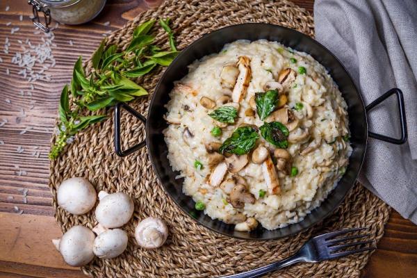 Truffle Risotto with Chicken