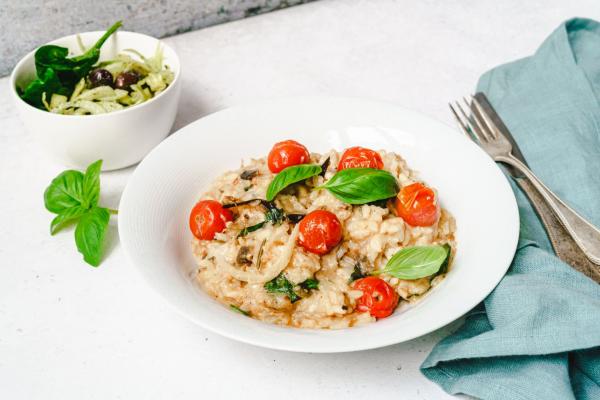 Aubergine Risotto