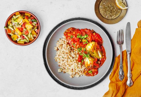 Stewed Fish in Spicy Tomato Sauce