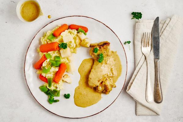Chicken in Honey-Mustard Sauce