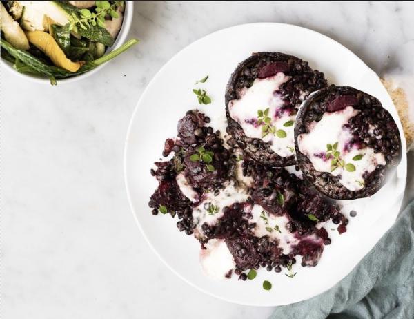 Stuffed Portobello 'Asian Style'
