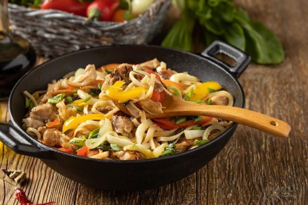 Shanghai noodles met kip