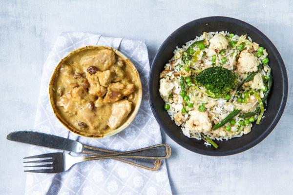 Mild Chicken Curry with Sweet Potato