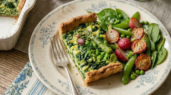Spring Vegetable Quiche