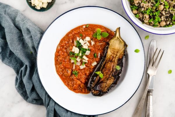 Turkish Stewed Aubergine