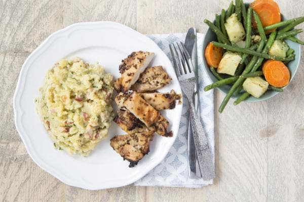 Roast Chicken with Hete Bliksem