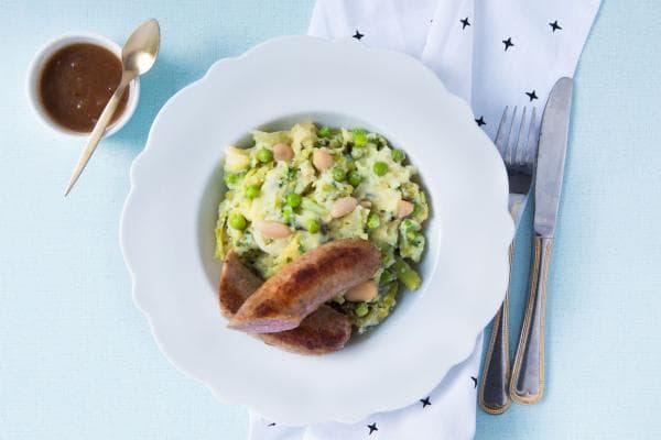Summer Mash with Fresh Sausage