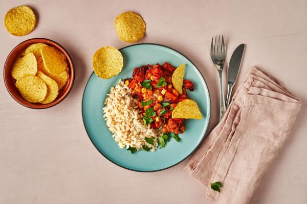 Kids chili with hidden vegetables