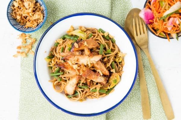 Surinamese Bami with Long Beans and Chicken