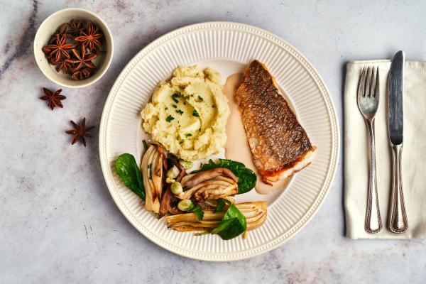 Pan-Seared Sea Bass
