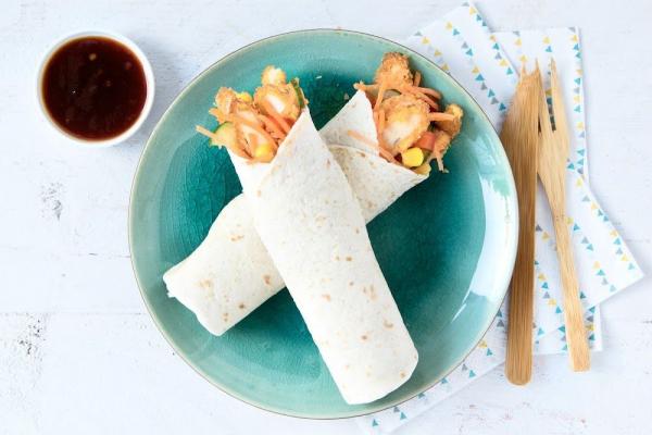 Wrap with Chicken and Cheese