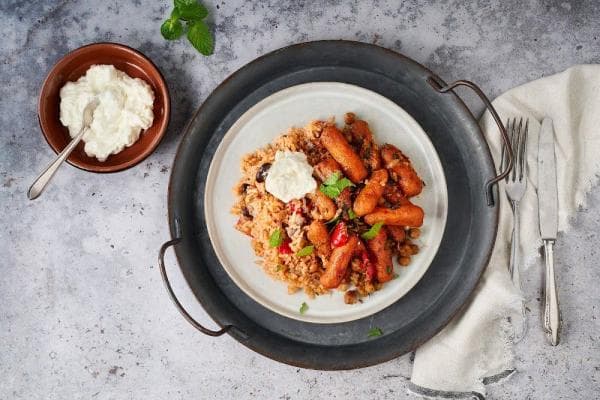 Jamie’s Red Pilaf