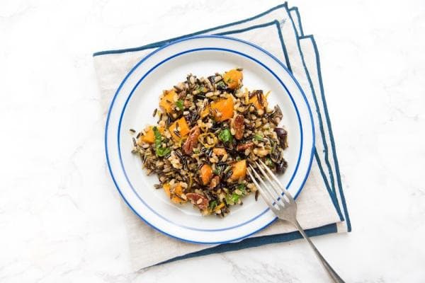 Pilaf Salad with Roasted Vegetables