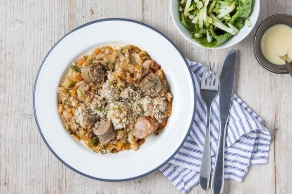 French Cassoulet with Summer Salad