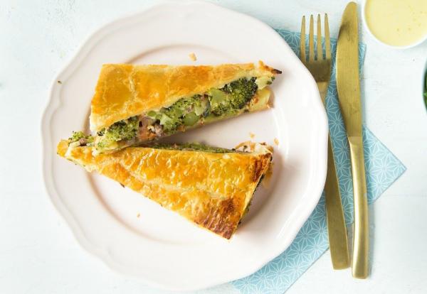 Vegetable Quiche with Coleslaw