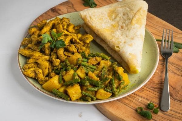 Javaanse roti met kip