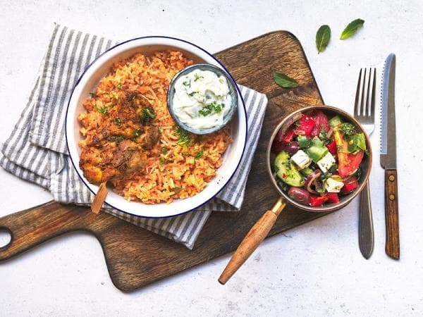 Griekse souvlaki