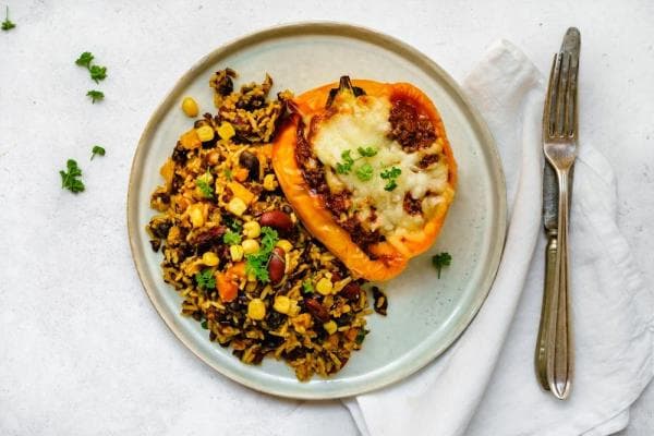 Stuffed Tex Mex Bell Peppers