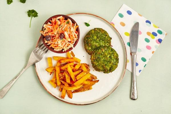 Spinach-Cheese Burger